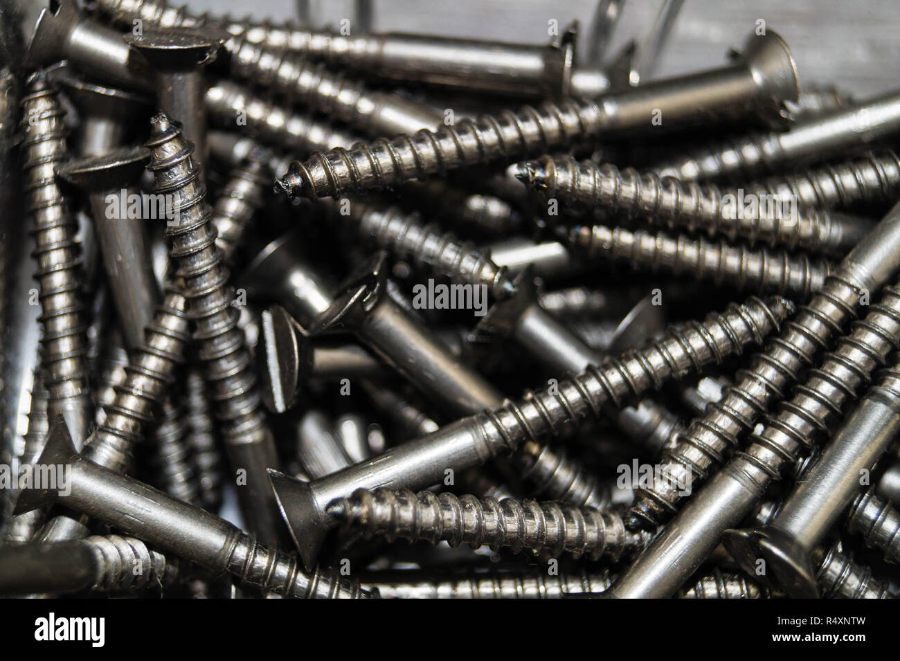 industrial iron nuts nails and screws Stock Photo Alamy