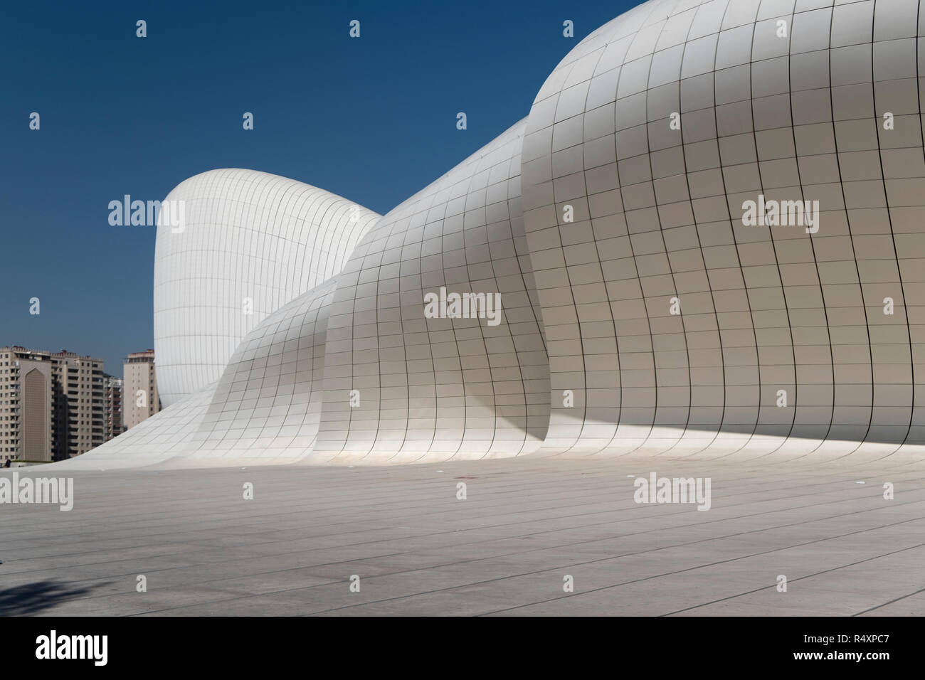 Heydar Aliyev Center by Zaha Hadid in Baku, Azerbaijan Stock Photo