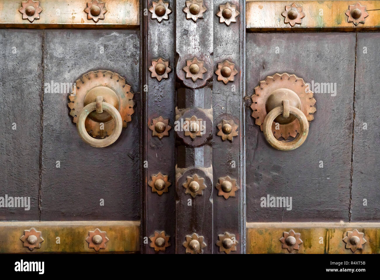 Old Vintage Wooden Door In India Close Stock Photo 226783127 Alamy