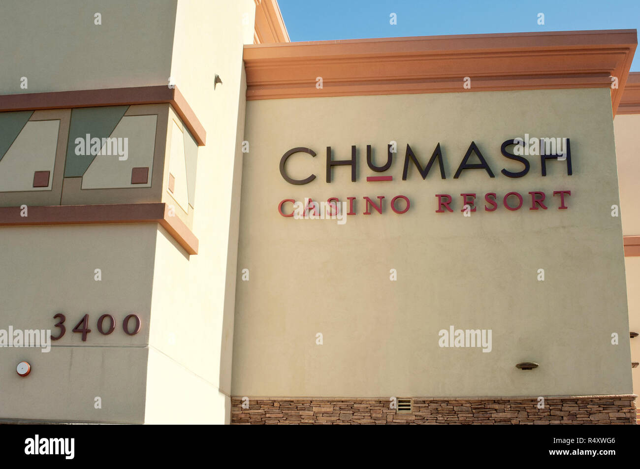 Chumash Casino Resort, Santa Ynez Reservation, California. Digital photograph Stock Photo