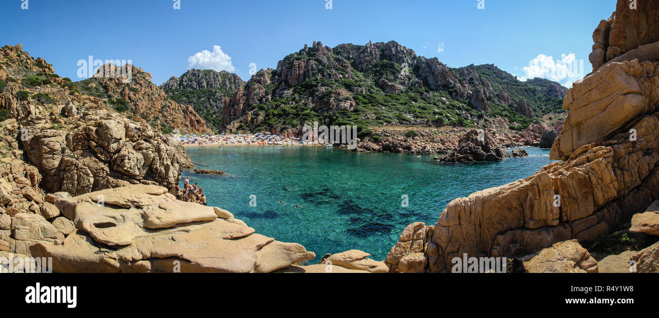 Traumstrand im Norden Sardiniens, Spiaggia di li Cossi Stock Photo