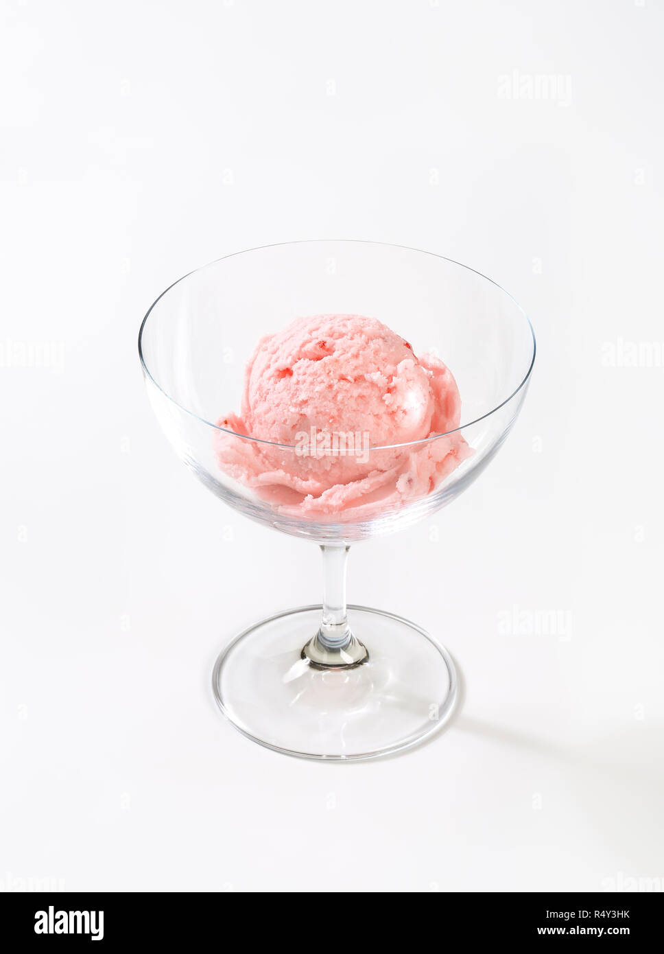 scoop of pink ice cream Stock Photo - Alamy