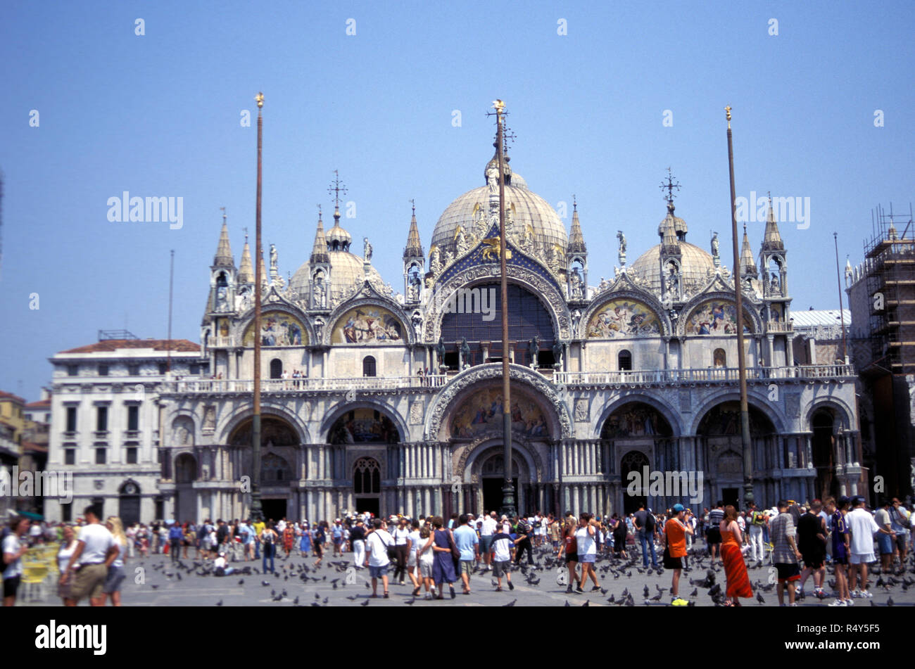 NOT 1224636 Europe ITALY Venice Venezi Basilica di San marco detail Stock Photo