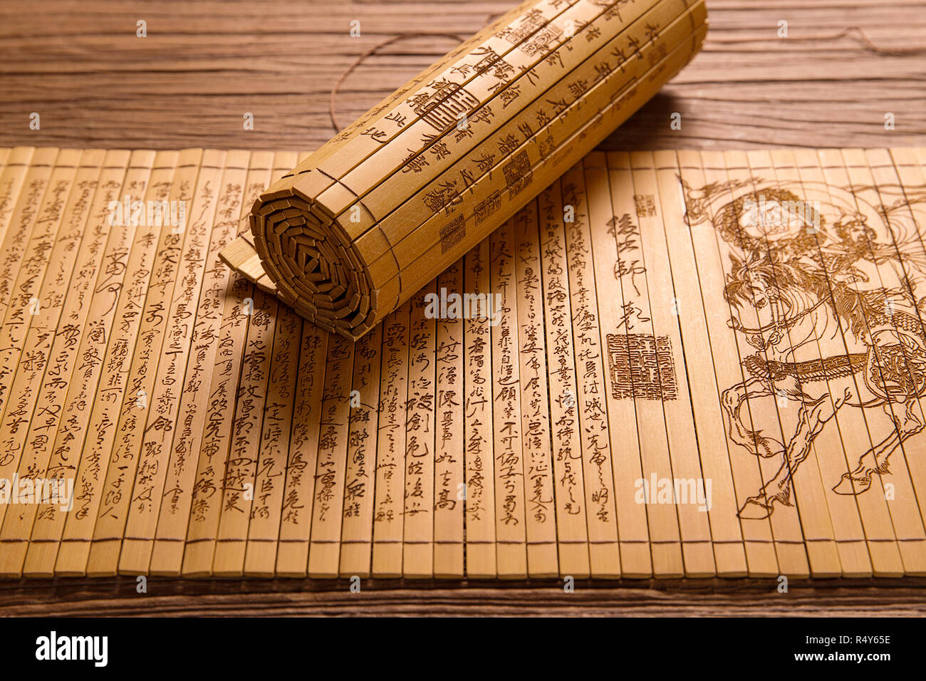 Bamboo slips hi-res stock photography and images - Alamy