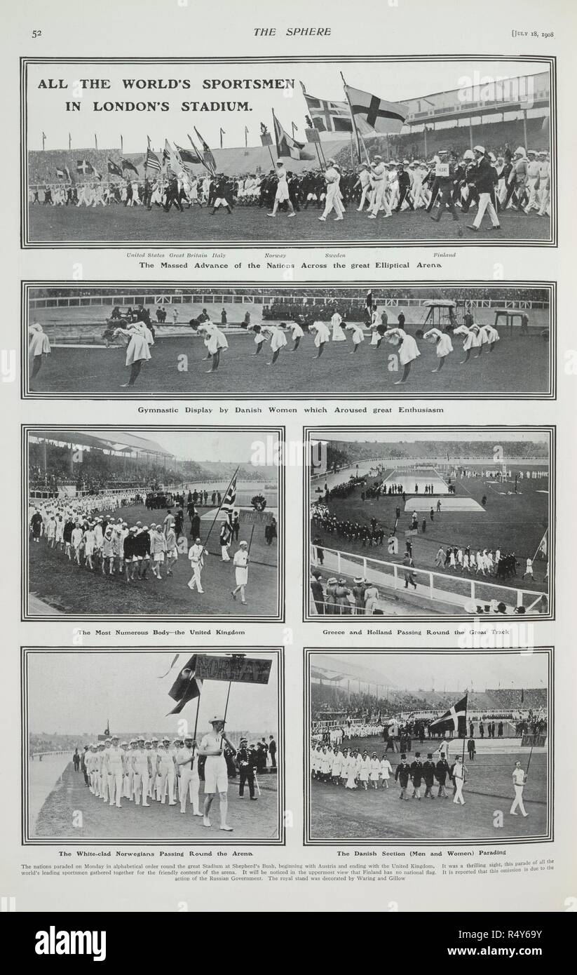 Olympiad 1908 hi-res stock photography and images - Alamy