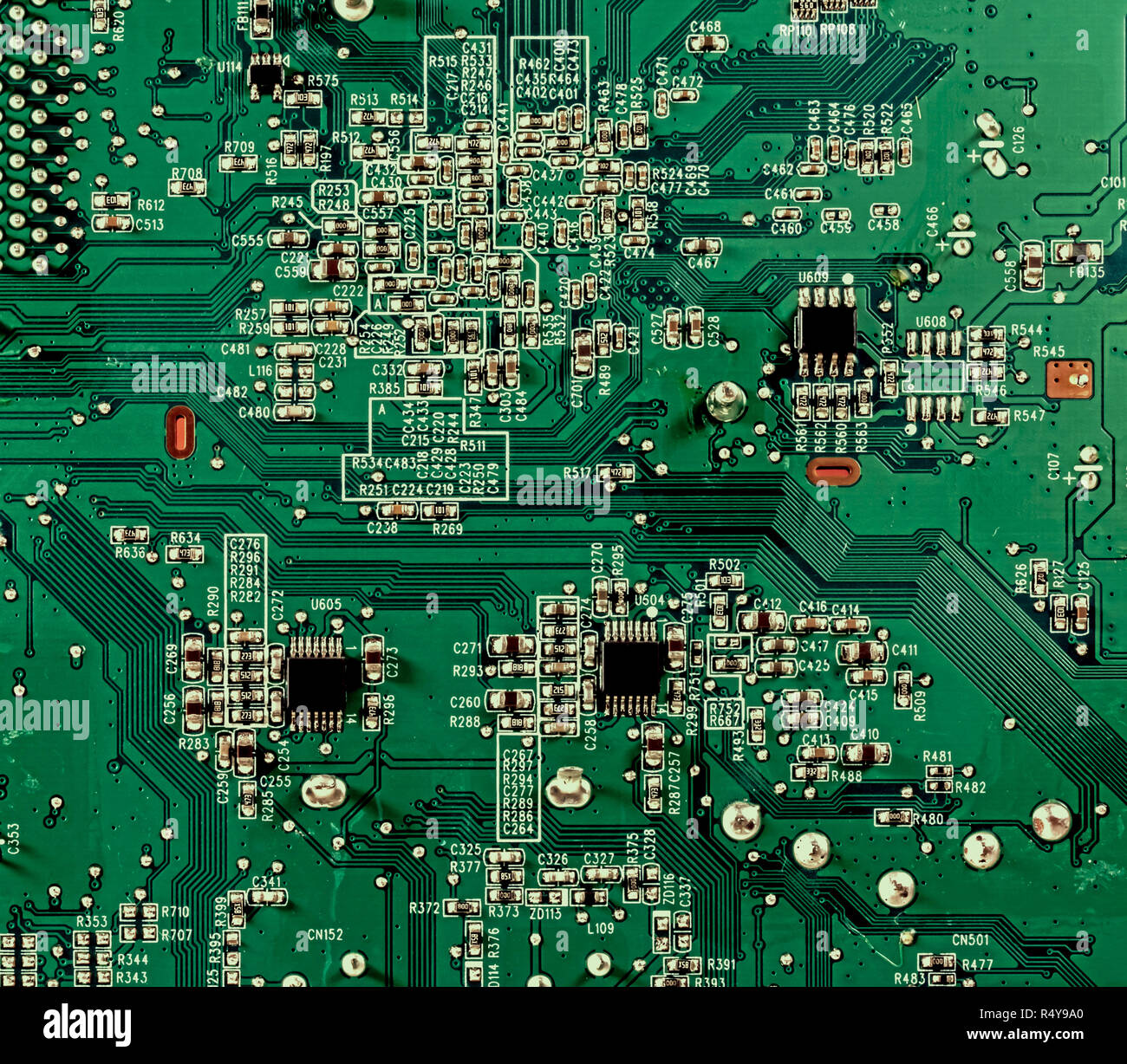 electronic circuit board full frame Stock Photo Alamy