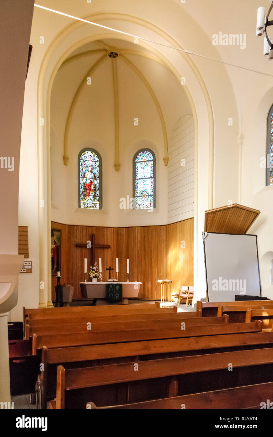 Interior of the Christ Church (or Christuskirche) is a historic