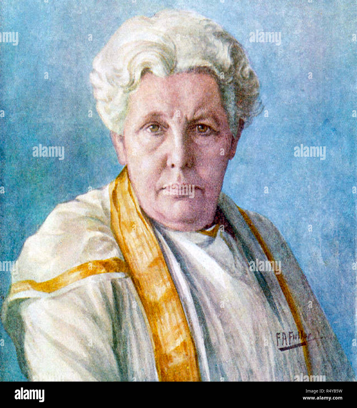 ANNIE BESANT (1847-1933) English women's rights activist and theosophist about 1922 Stock Photo
