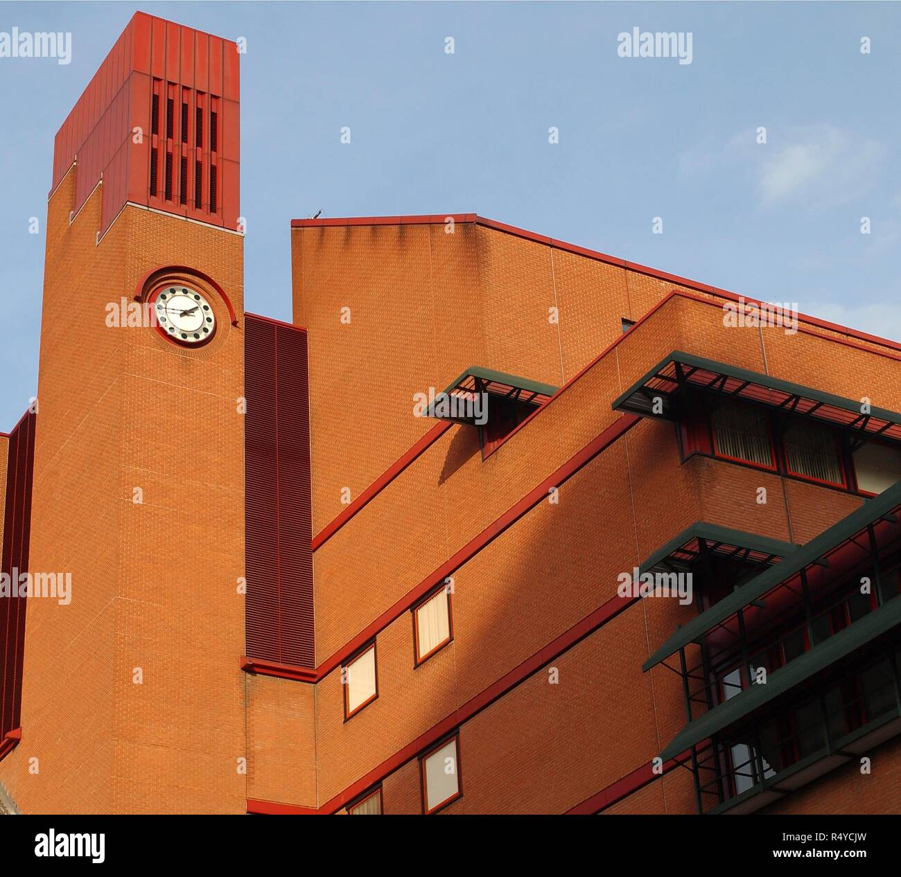 Clock tower. [Photographs of the British Library building at St. 2005 ...