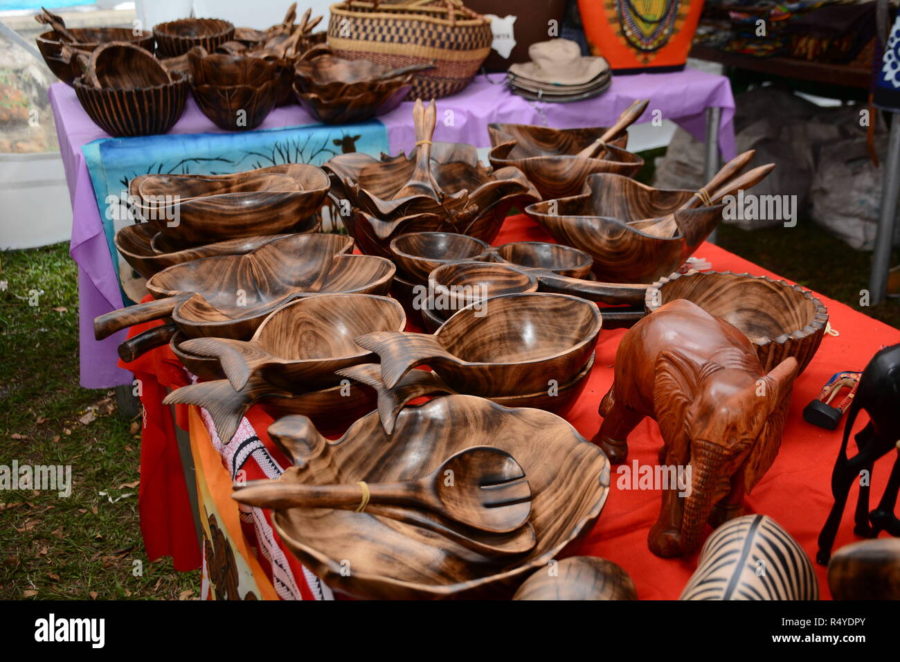 Nairobi, Kenya. 28th Nov, 2018. Handicrafts products are seen displayed