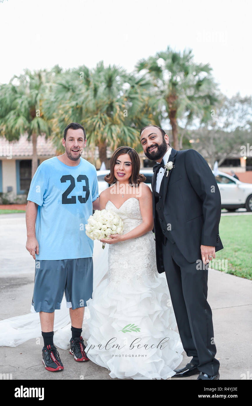 Boca Raton Florida Usa 28th November 2018 Adam Sandler Had A Cameo Role In The Weekend Wedding Of Karan And Tatiana Shah Of Boca Raton 28th Nov 2018 Original Credit Palm Beach