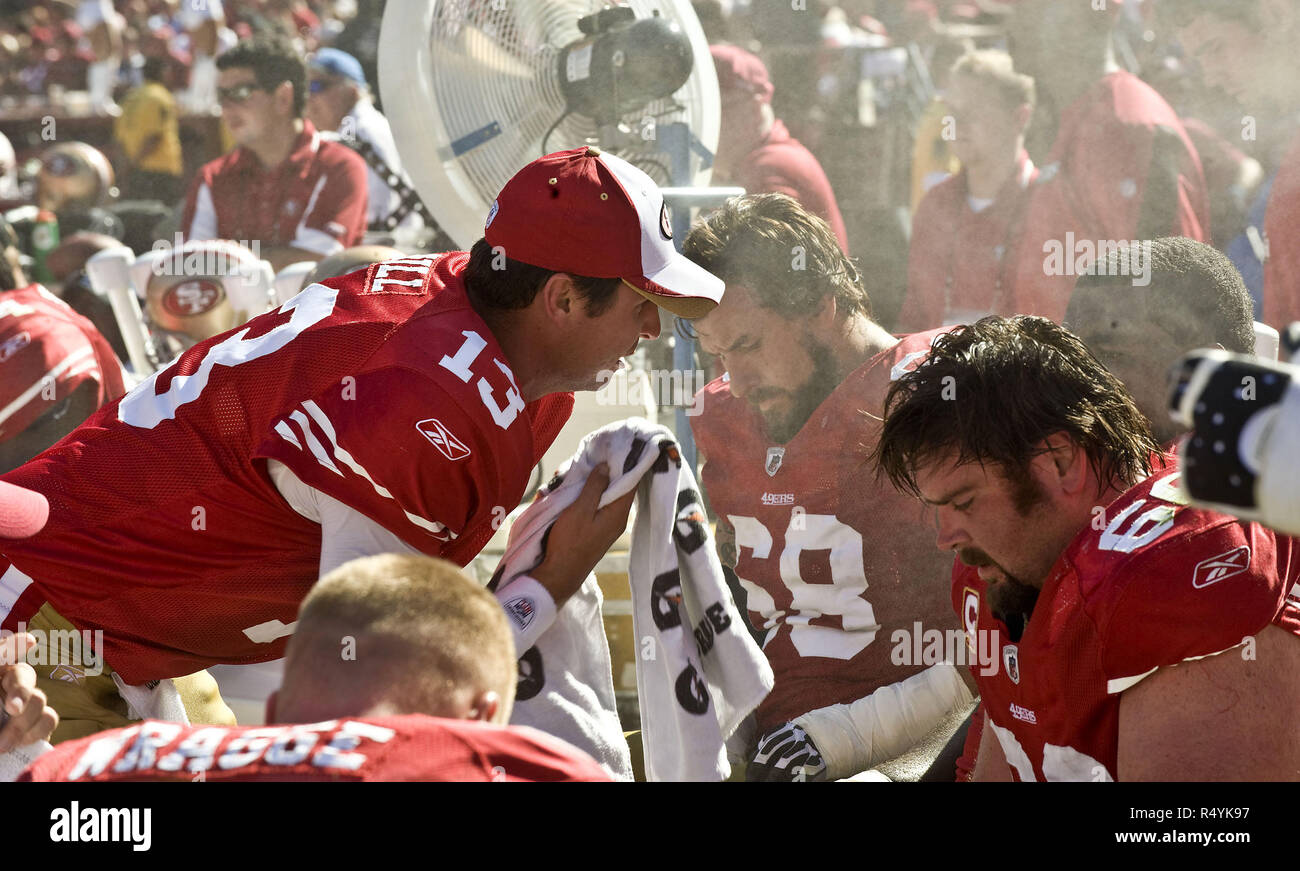 October 11, 2009; San Francisco, CA, USA; San Francisco 49ers quarterback  Shaun Hill (13) in the third quarter against the Atlanta Falcons at  Candlestick Park. Atlanta won 45-10 Stock Photo - Alamy