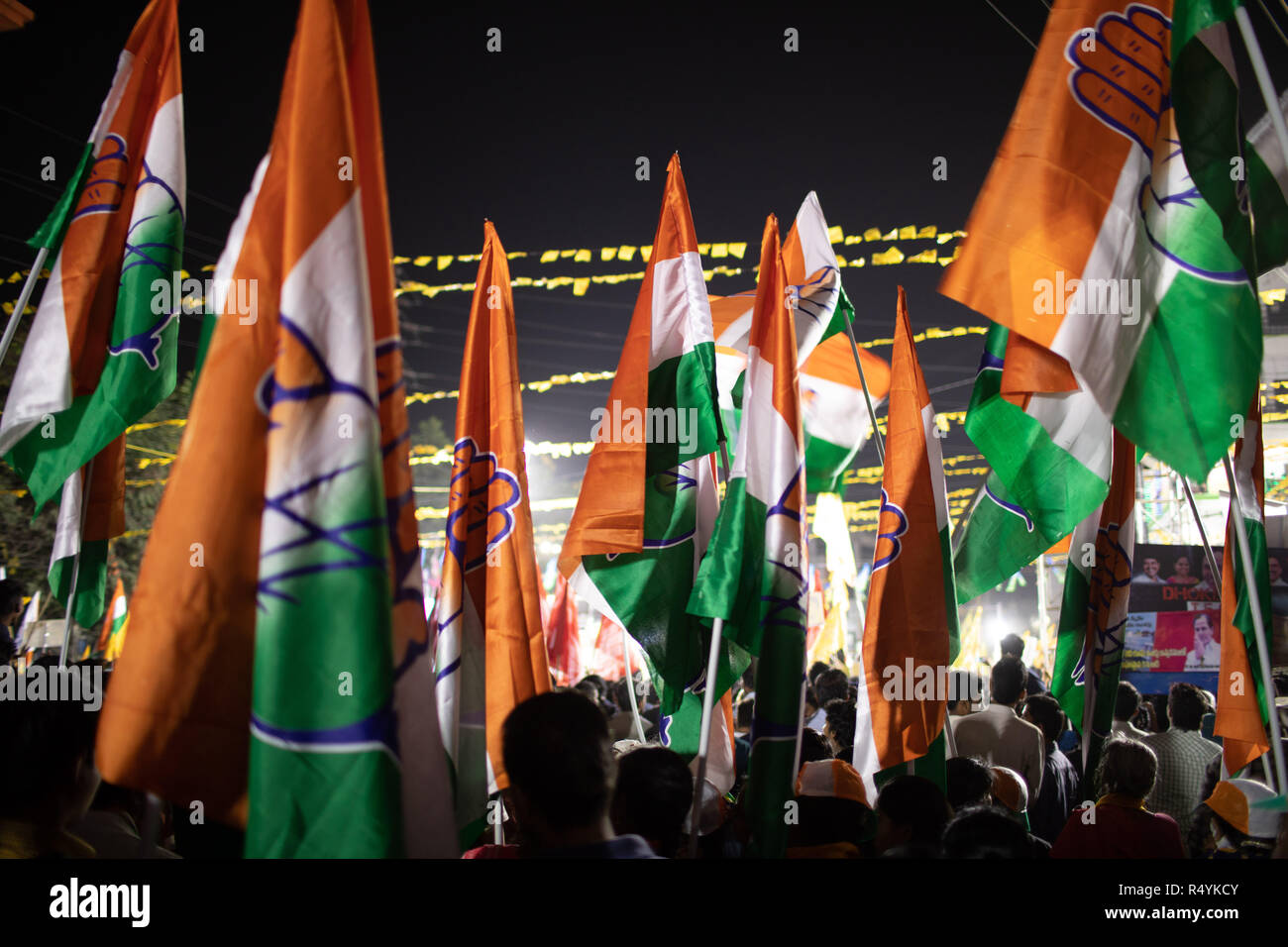 Indian national congress flag hi-res stock photography and images - Alamy
