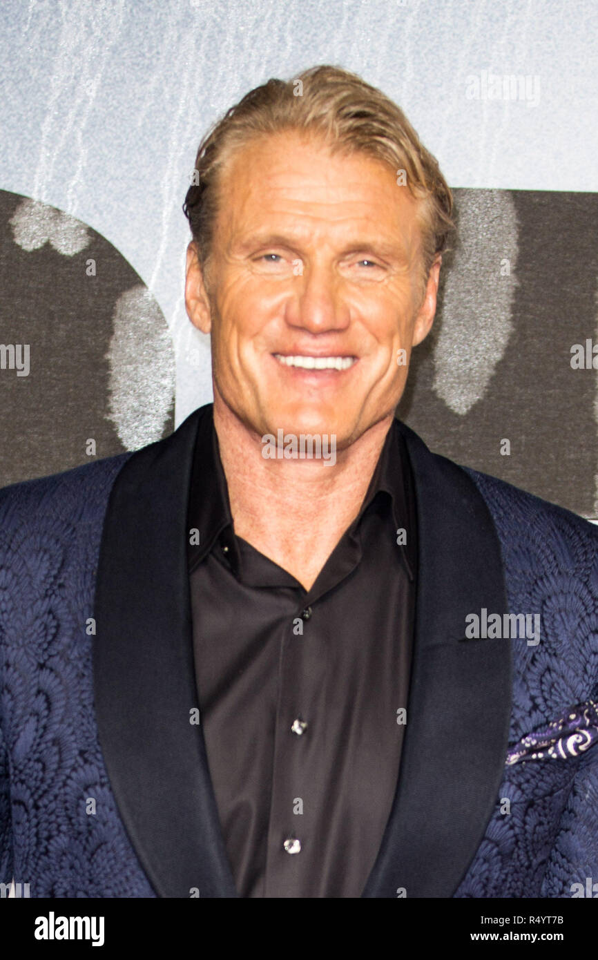 London, UK. 28th November, 2018. Dolph Lundgren attending The European Premiere of CREED II at BFI IMAX London Waterloo on Wednesday 28th November Credit: Tom Rose/Alamy Live News Stock Photo