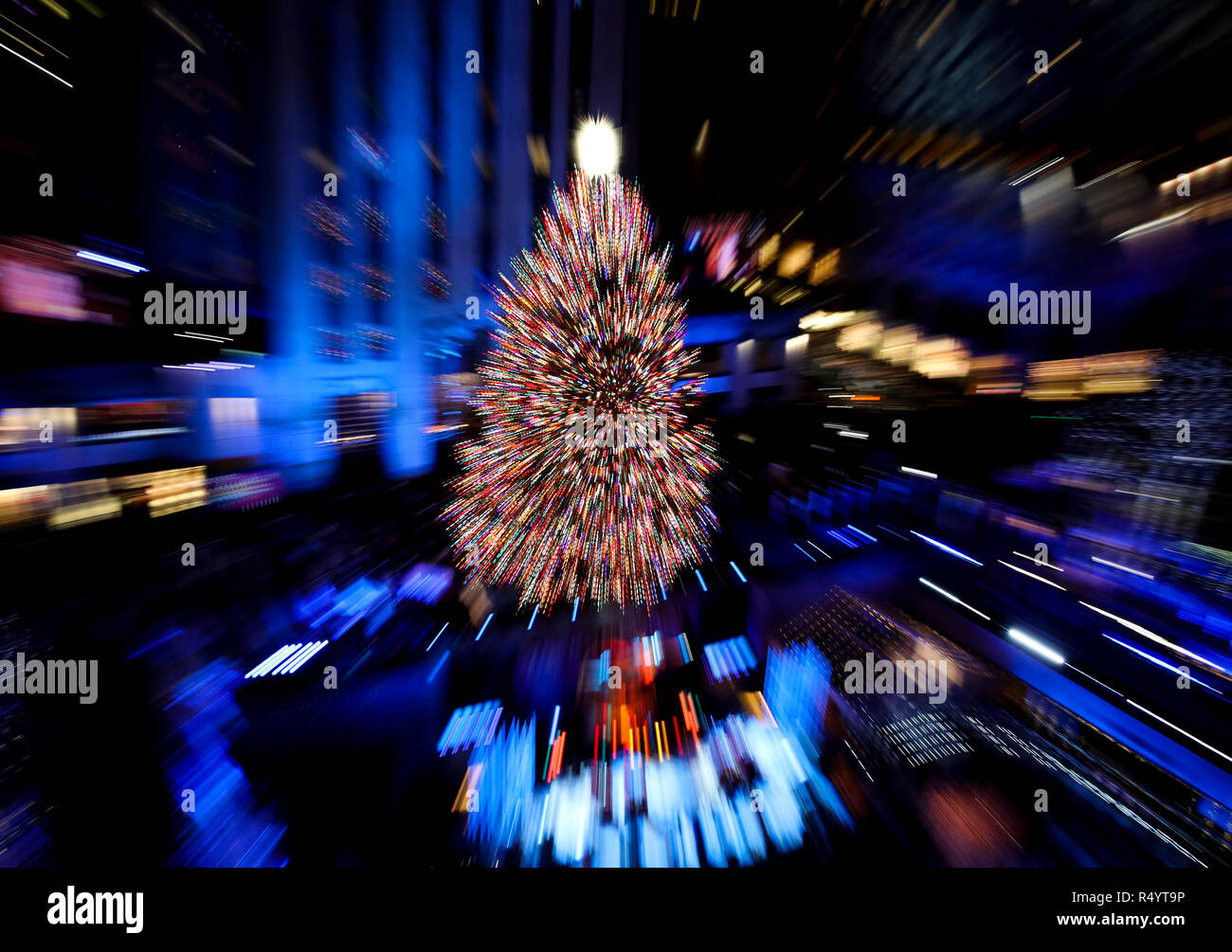 New york tree light ceremony hi res stock photography and images Alamy