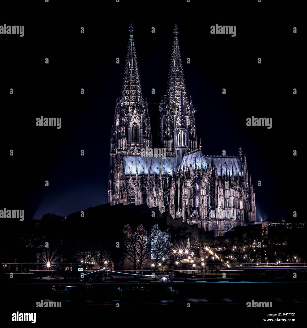 high cathedral st. peter in cologne Stock Photo