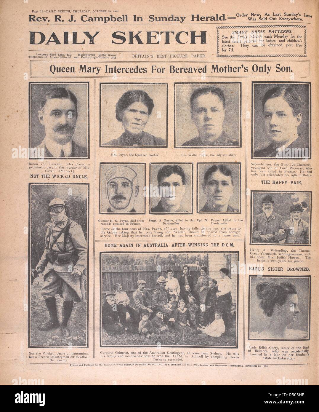 British Executions - Volume Three. 1911 to 1915