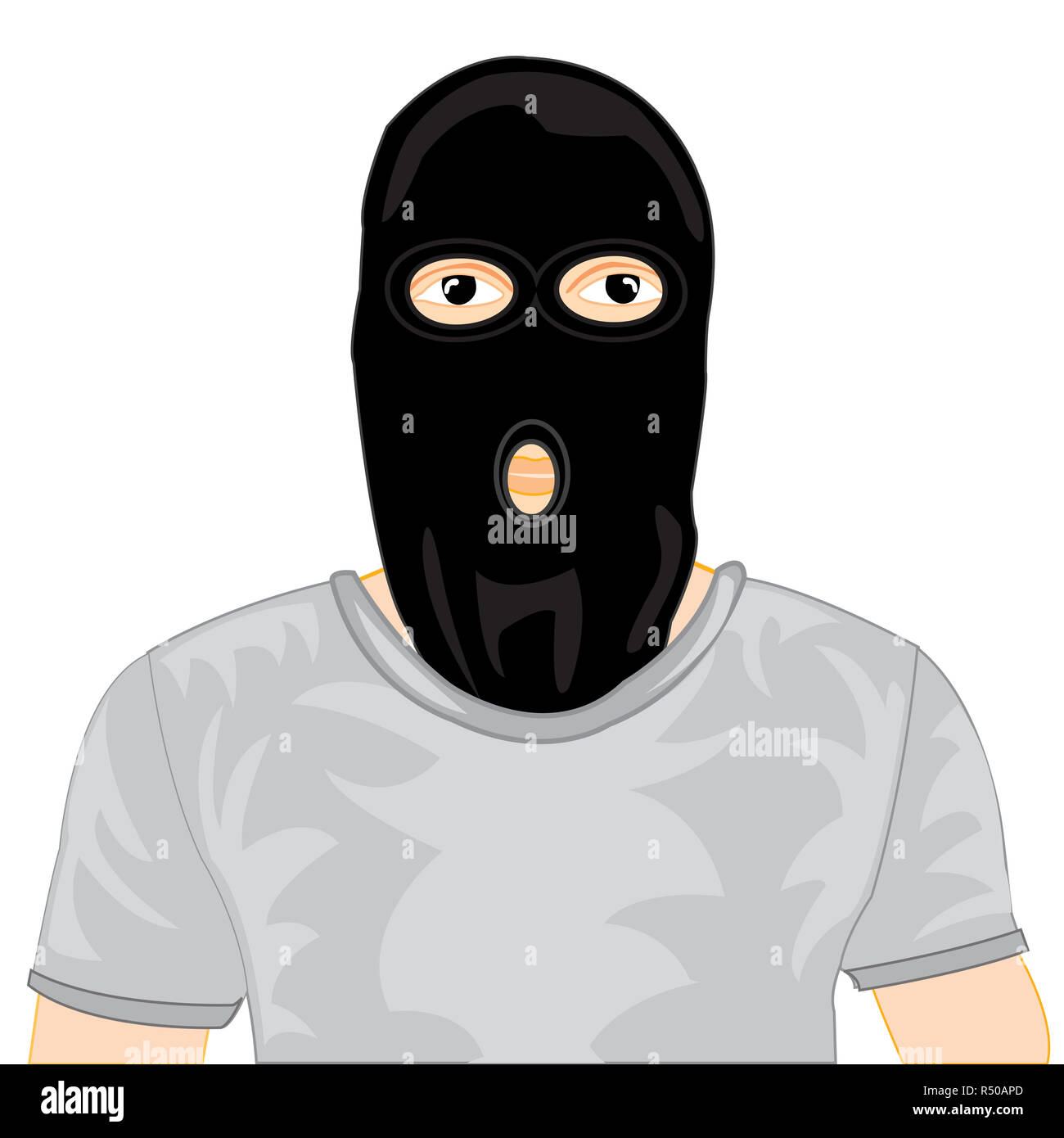 Bandit black eye mask hi-res stock photography and images - Alamy