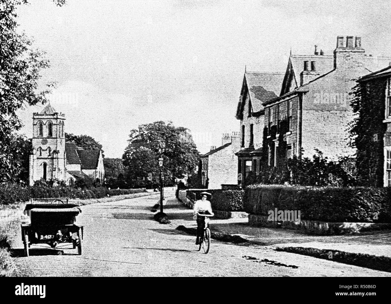 High Street, Boston Spa Stock Photo Alamy