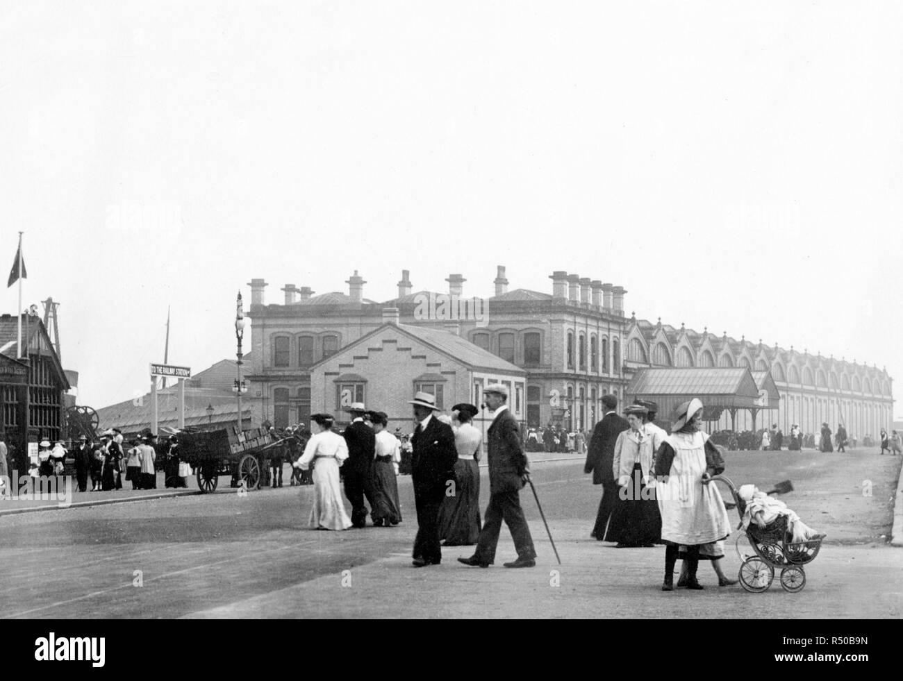 Railway Station, Fleetwood Stock Photo