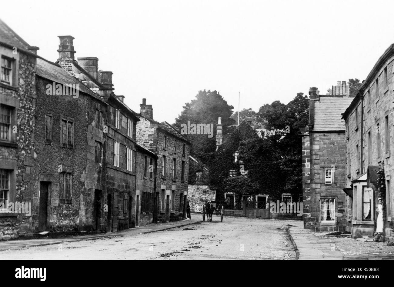 Main Street, Winster near Matlock Stock Photo Alamy