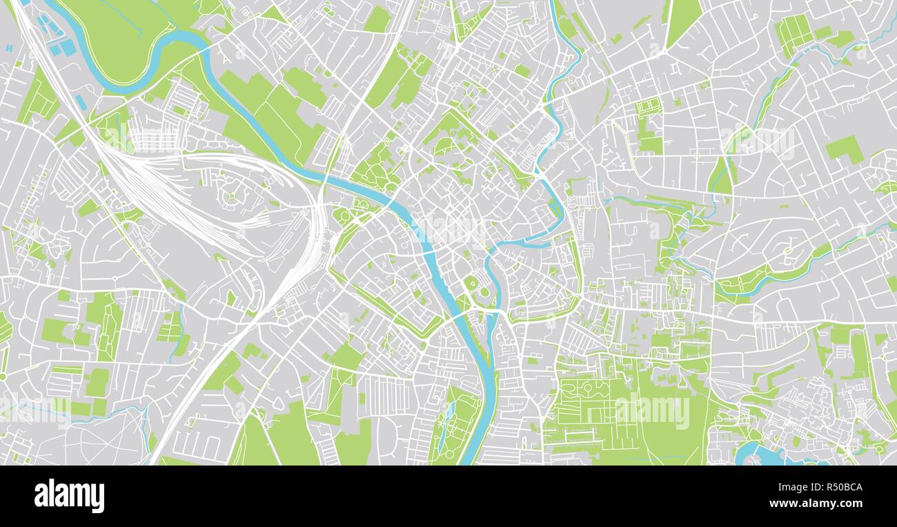 Map york england hi-res stock photography and images - Alamy