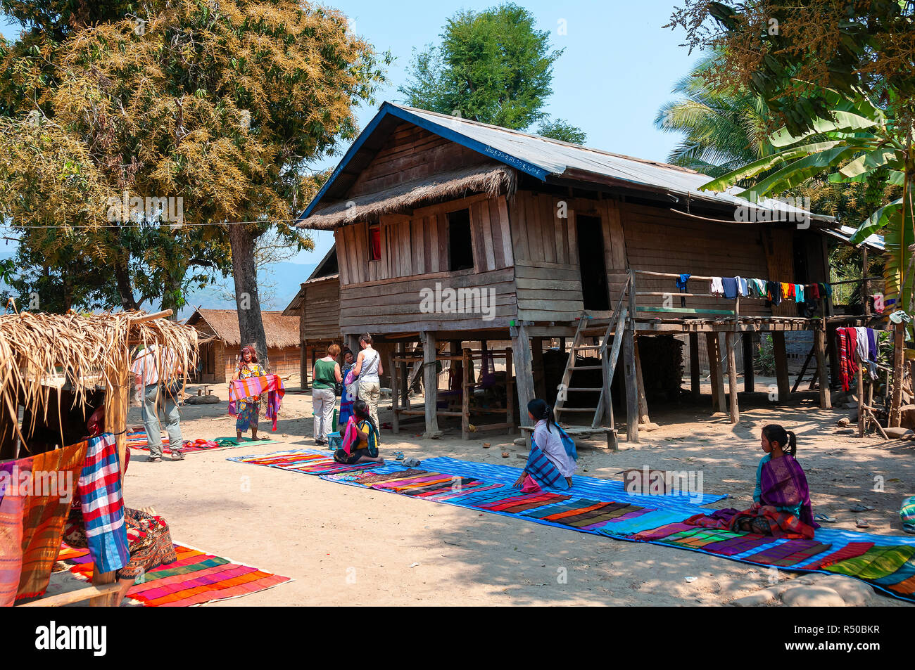 Rural house laos hi-res stock photography and images - Alamy