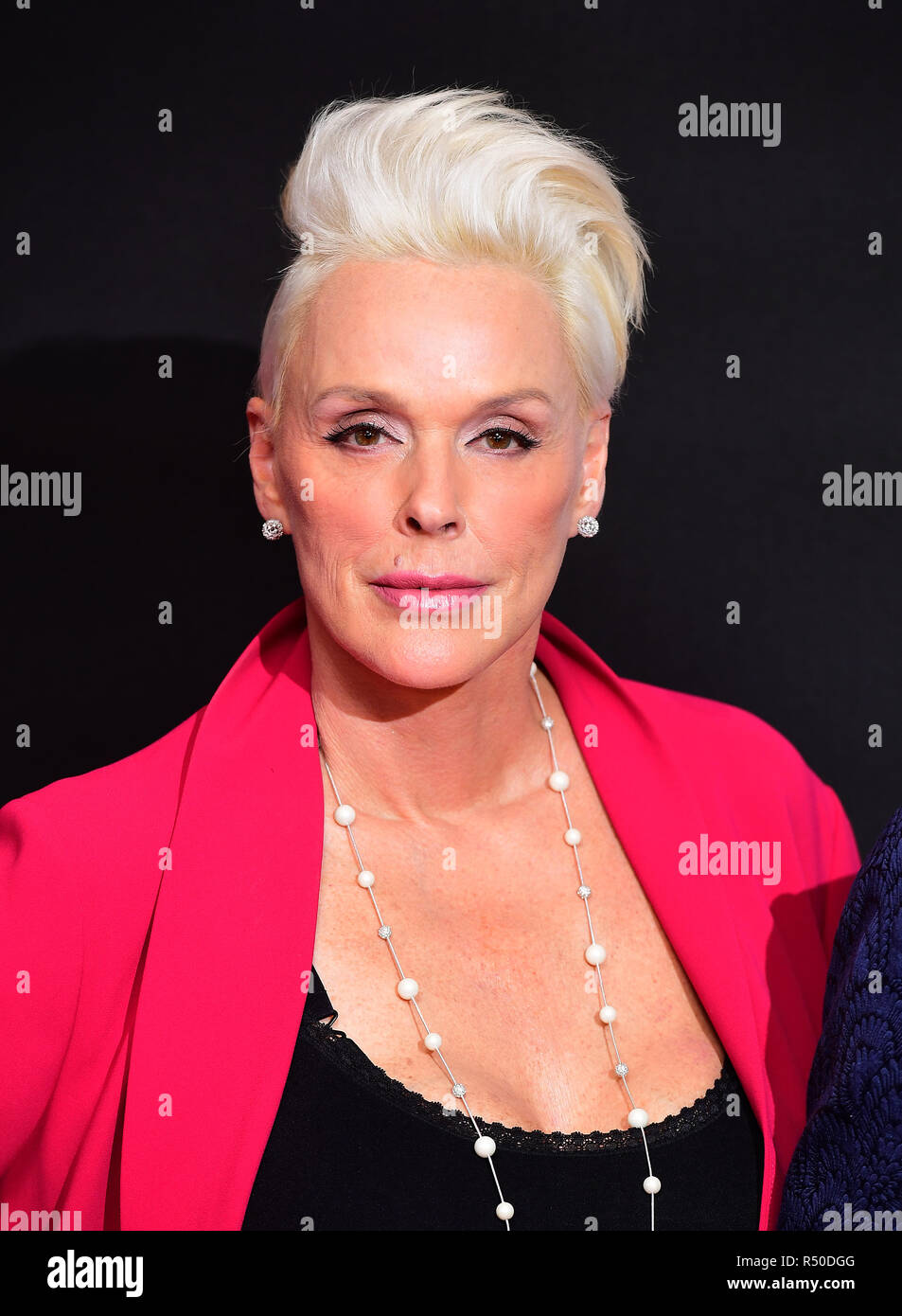 Brigitte Nielsen Attending European Premiere Creed 2 Held Bfi Imax Hi