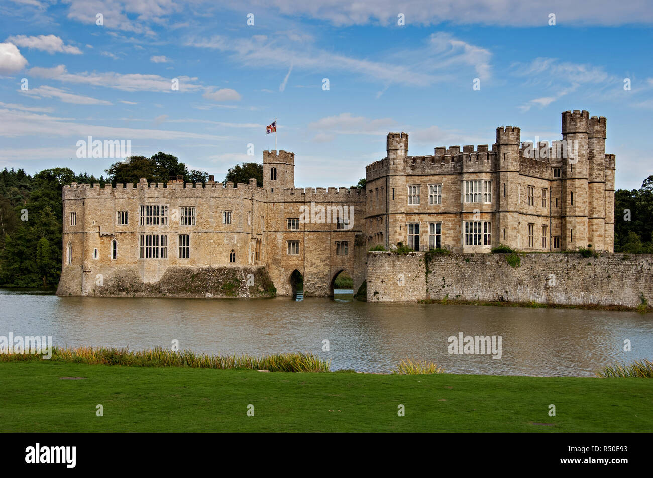 Leeds Castle, Kent, UK Stock Photo Alamy