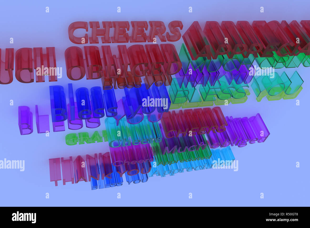 Thank You Character Cgi Typography For Web Page