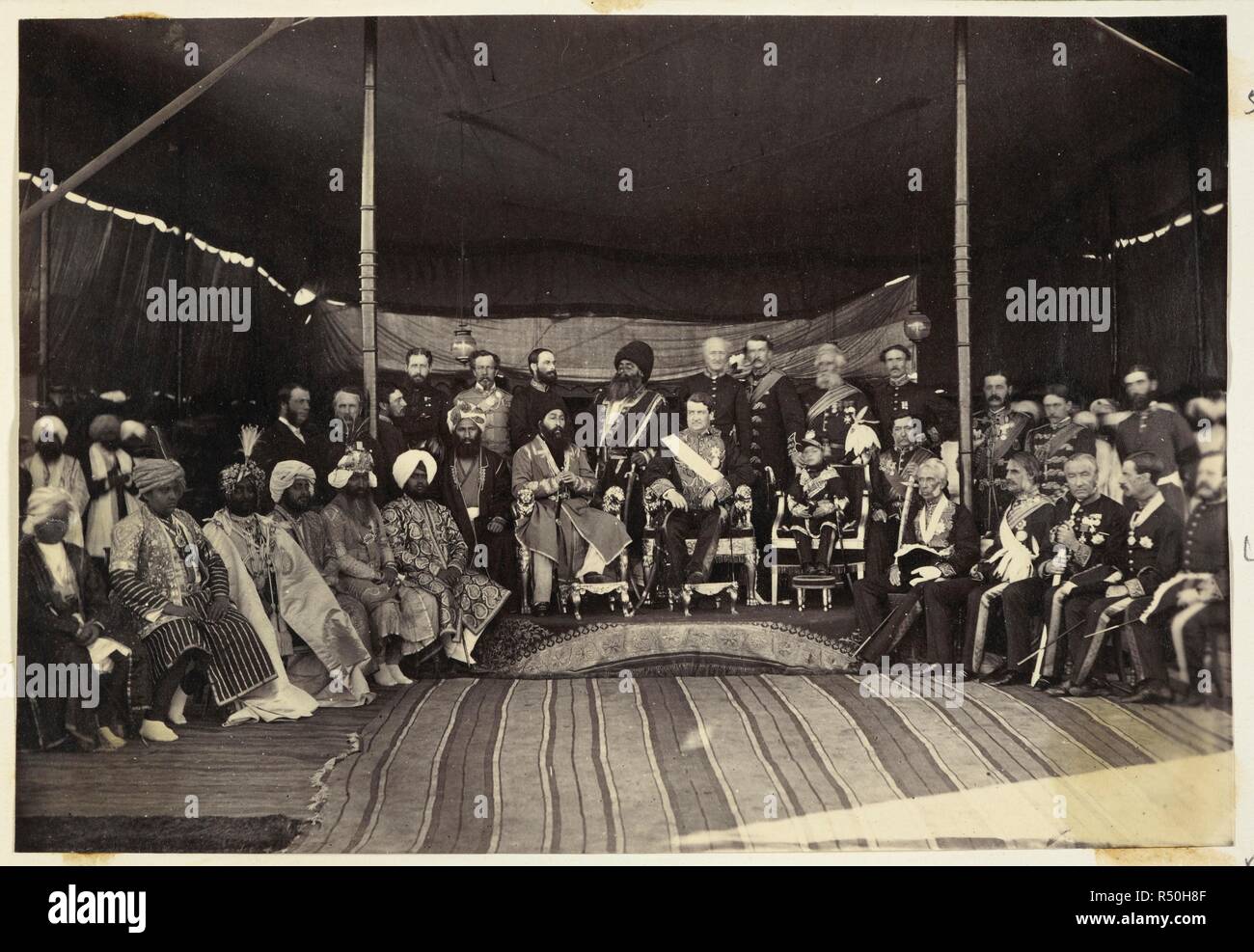 Durbar at Ambala between Amir Sher Ali Khan and the Viceroy Lord Mayo