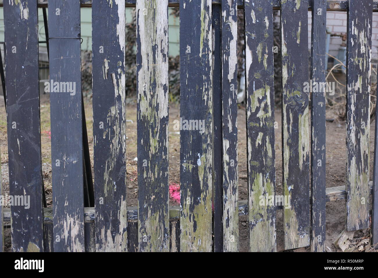 Old, wooden fence. Stock Photo