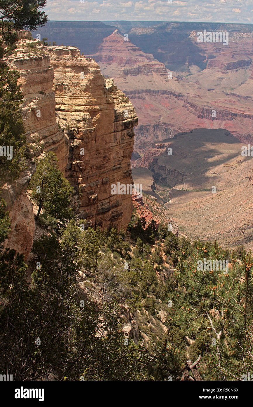 A view of the Grand Canyon in Arizona state, USA Stock Photo