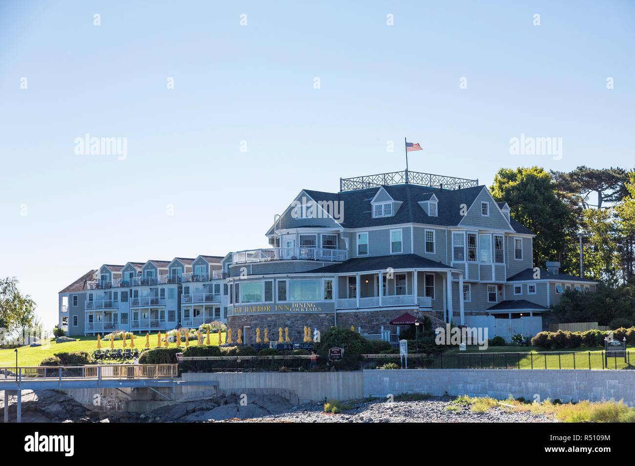 Bar Harbor Inn Dining and Cocktails Stock Photo Alamy