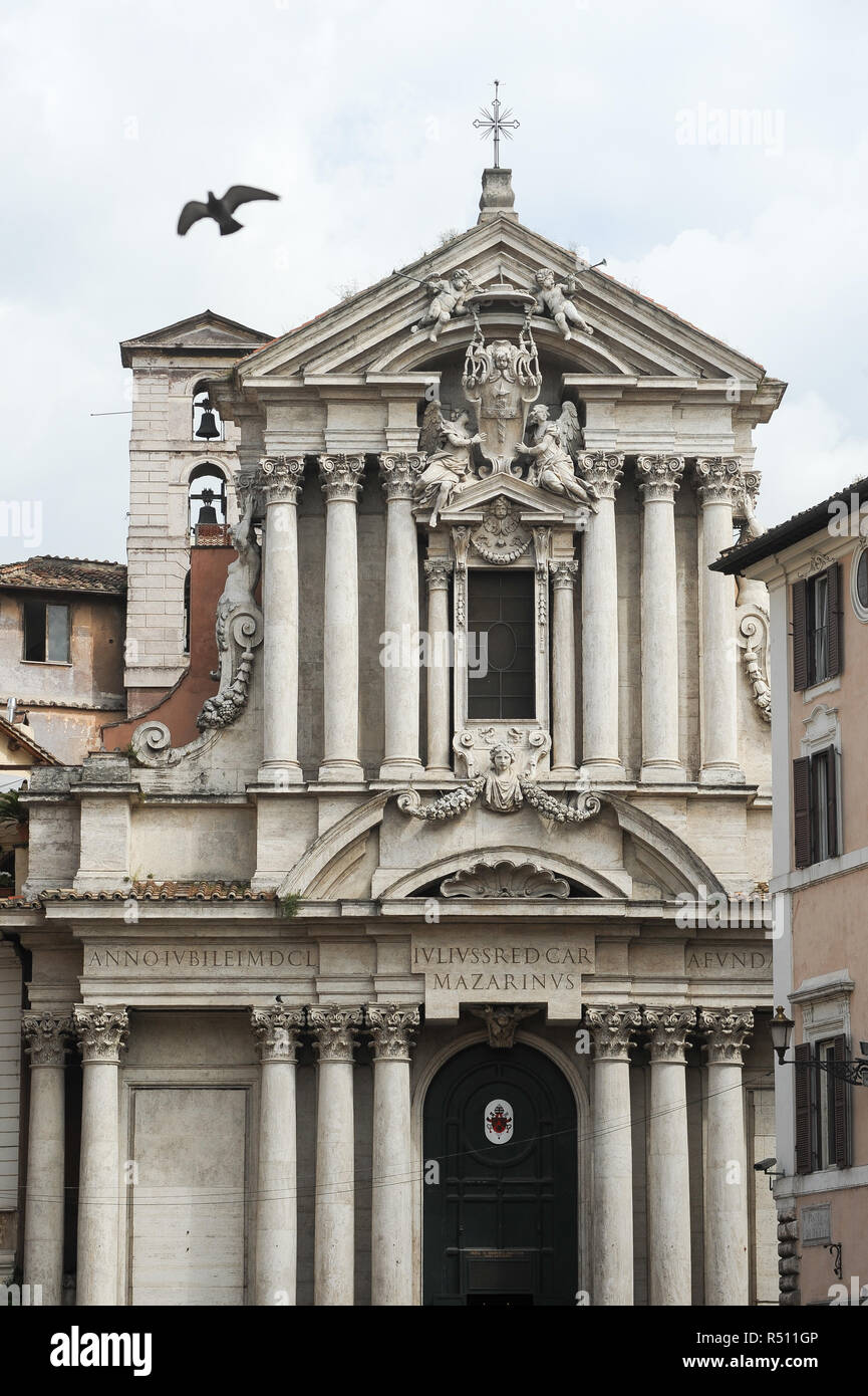 Baroque Chiesa dei Santi Vincenzo e Anastasio a Trevi (Church of Saints