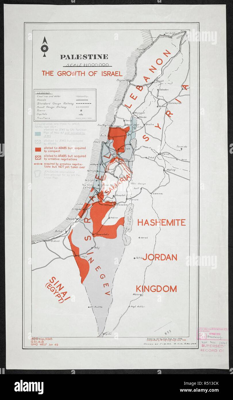 Palestine british 1948 hi-res stock photography and images - Alamy