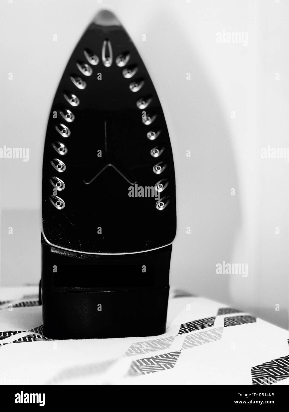 Ironing clothes Black and White Stock Photos & Images - Alamy