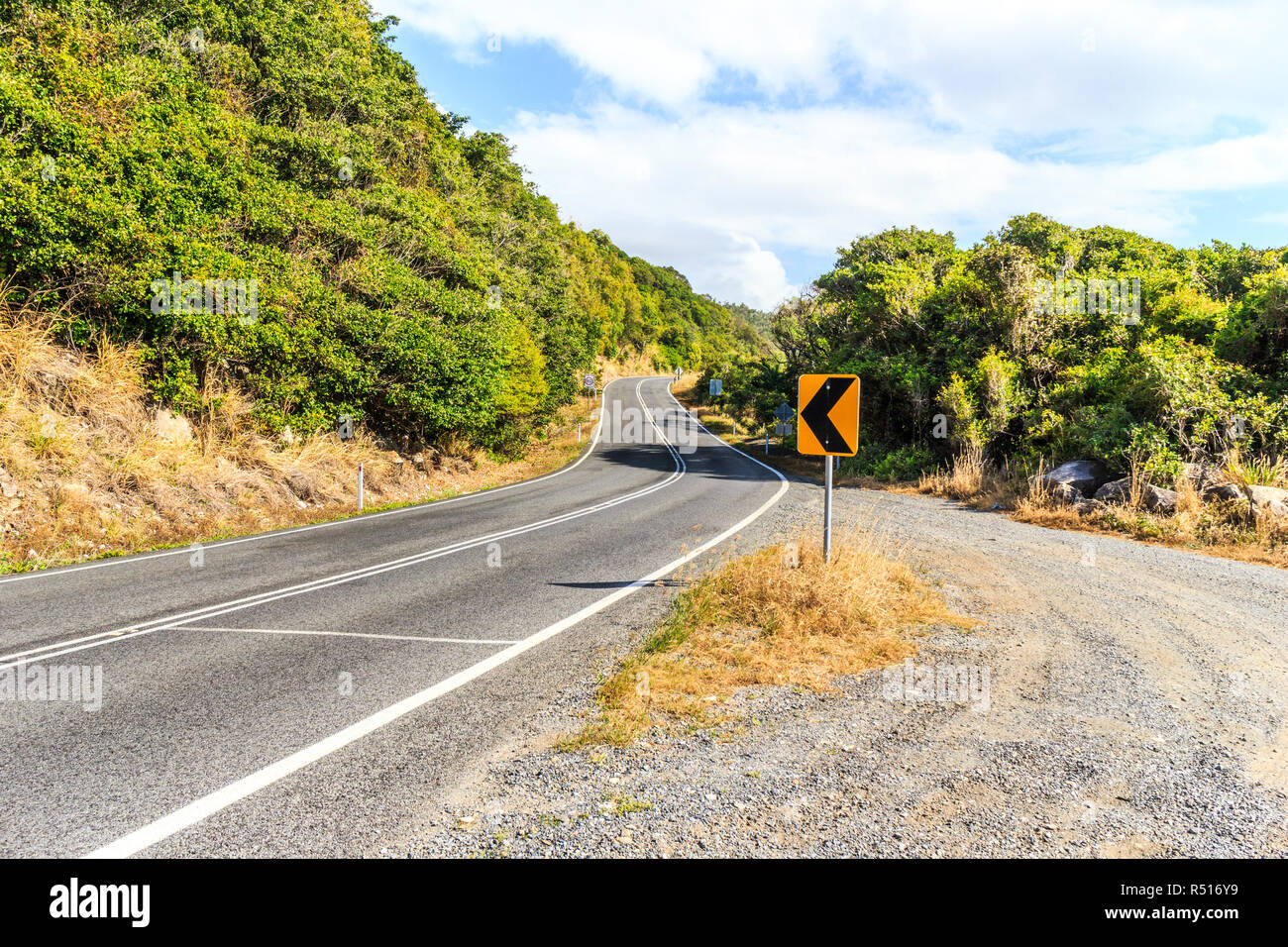 View along the coast road, Port Douglas, Queensland, Australia Stock Photo