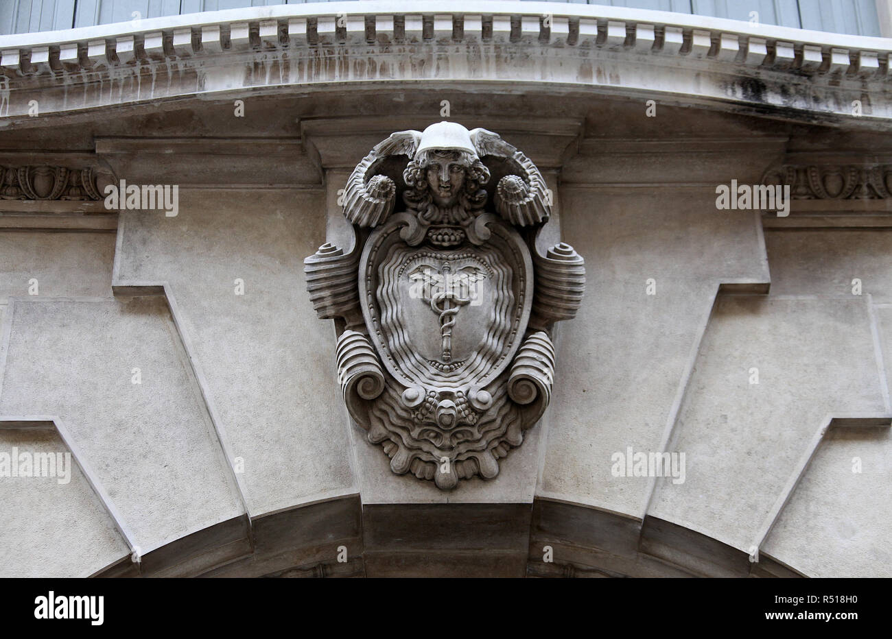 Old Chamber of Commerce building in Venice Stock Photo