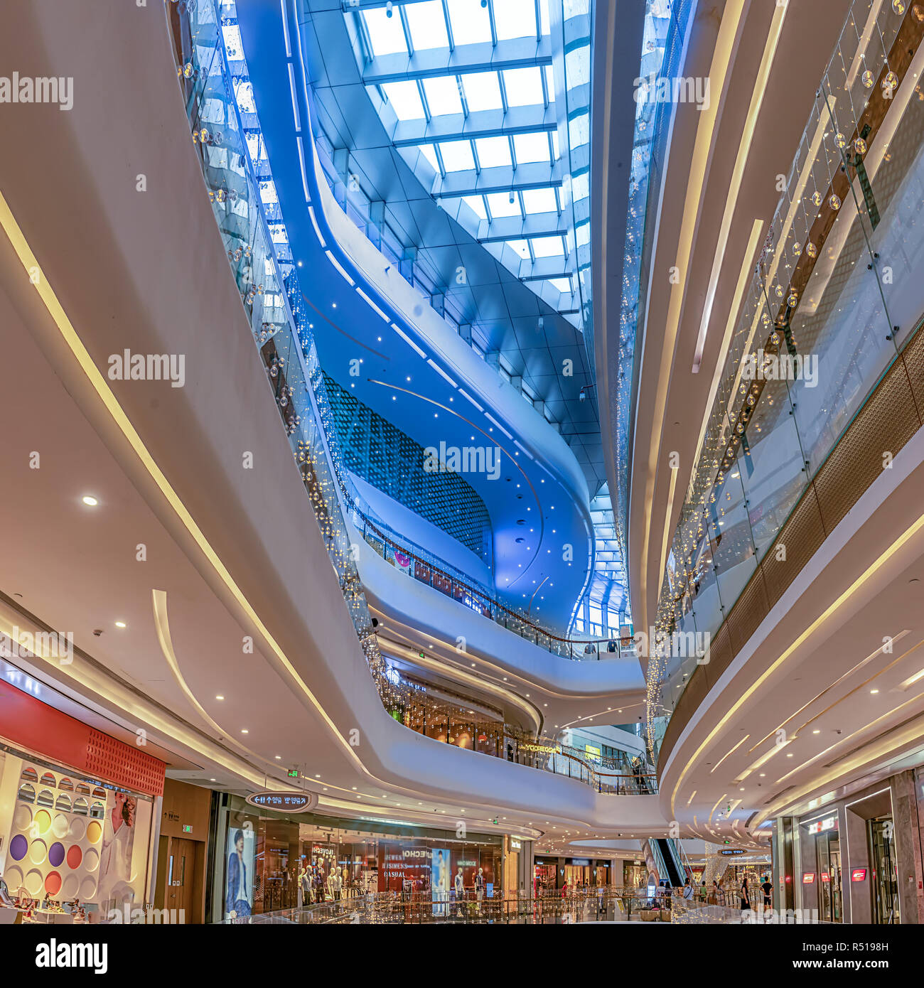 Mall interior Stock Photo