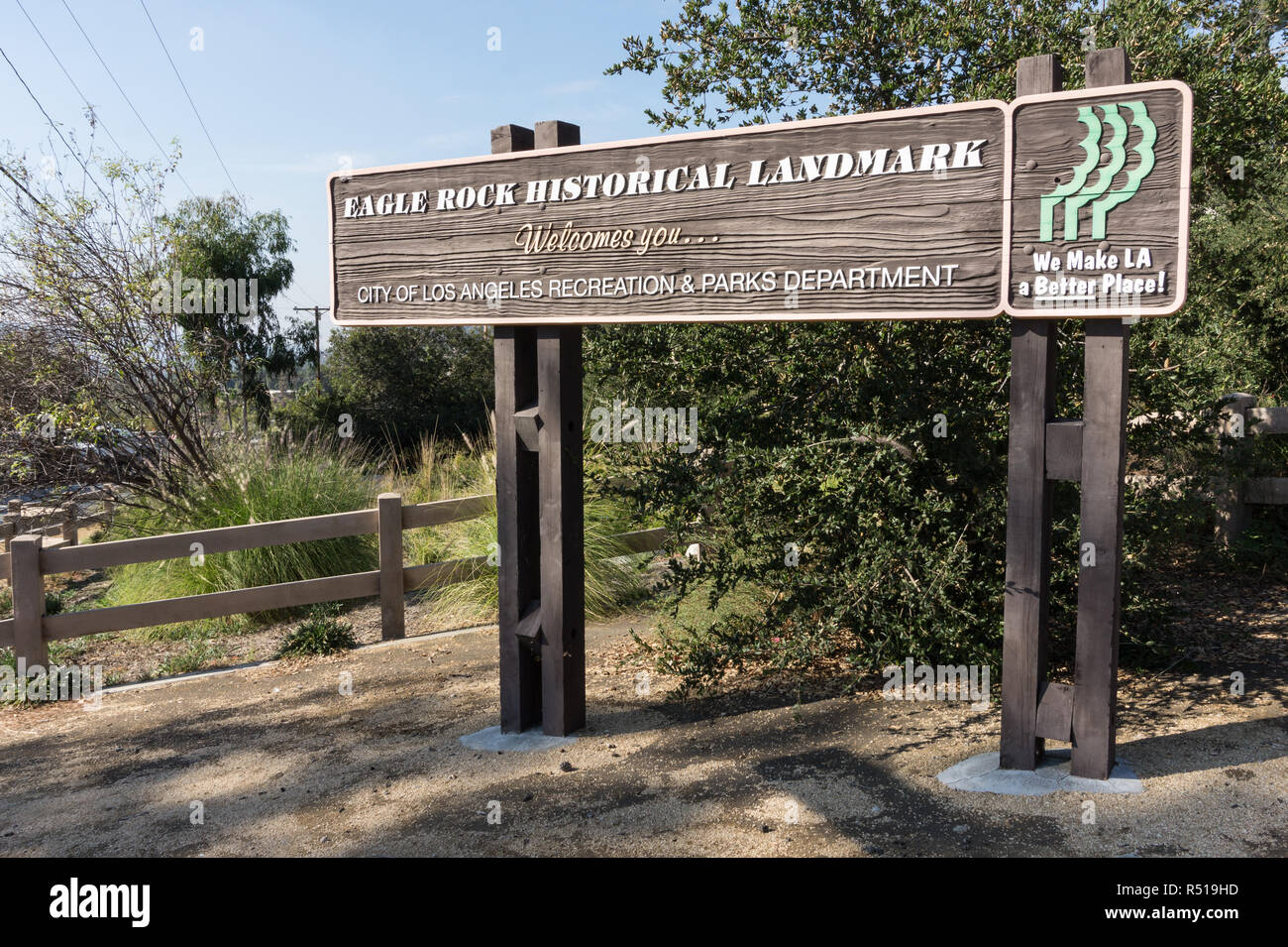 AlamyPicNeeds Eagle Rock Monument, Los Angeles, USA travelphotography Stock Photo Alamy