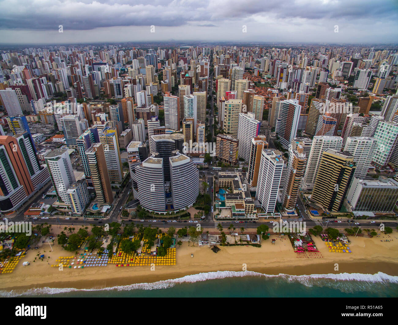 Aeria View Of The City Of Fortaleza Ceara Brazil South America Stock Photo Alamy
