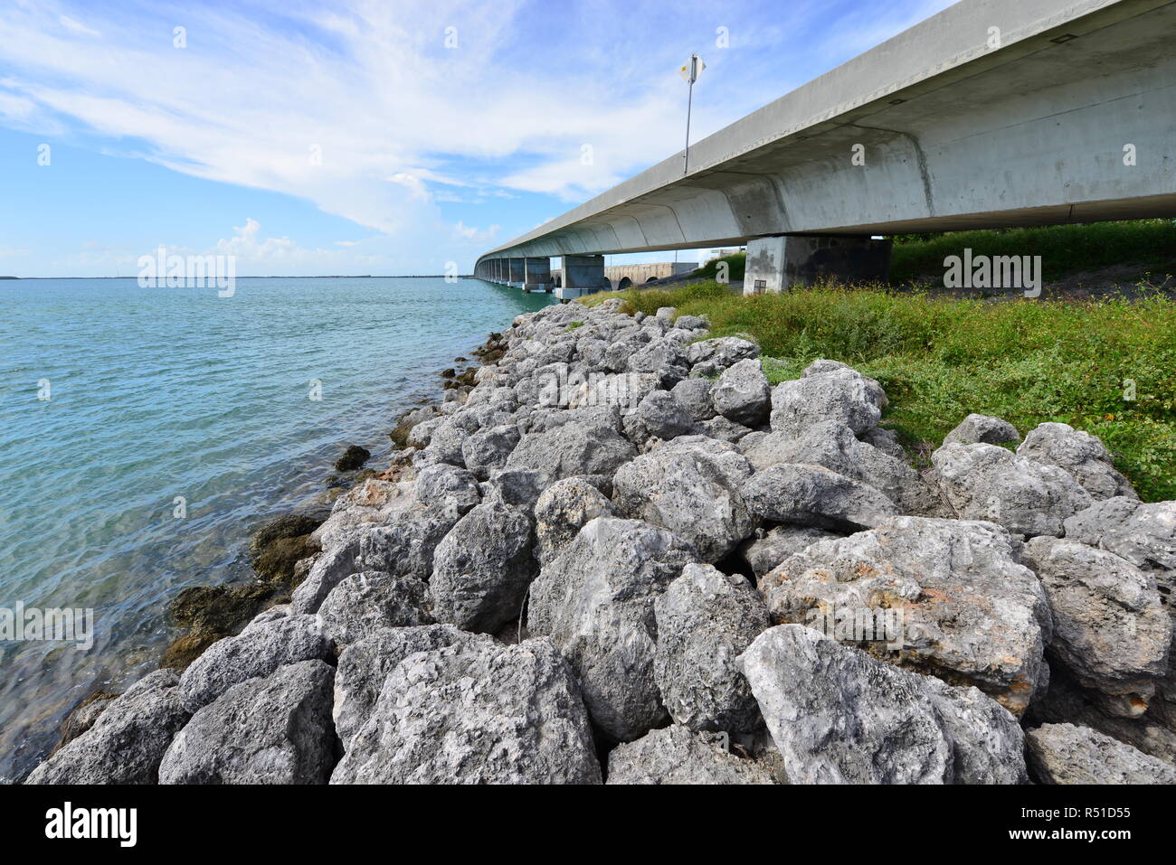 A Florida Keys crossing near Craig Key in Florida Stock Photo Alamy
