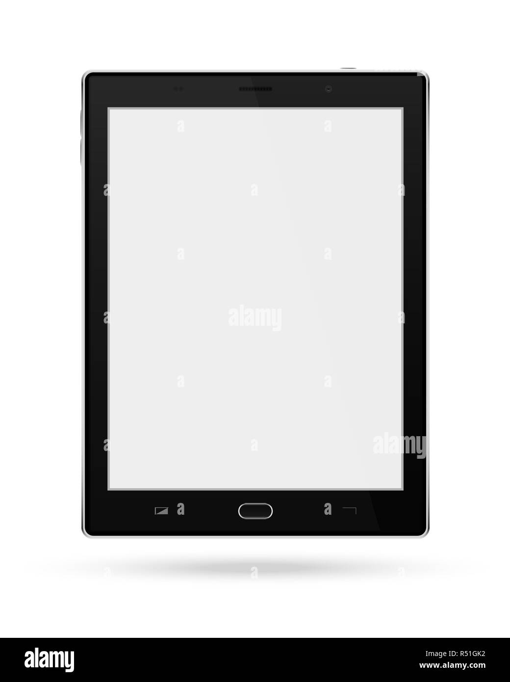 Realistic tablet pc Stock Photo Alamy