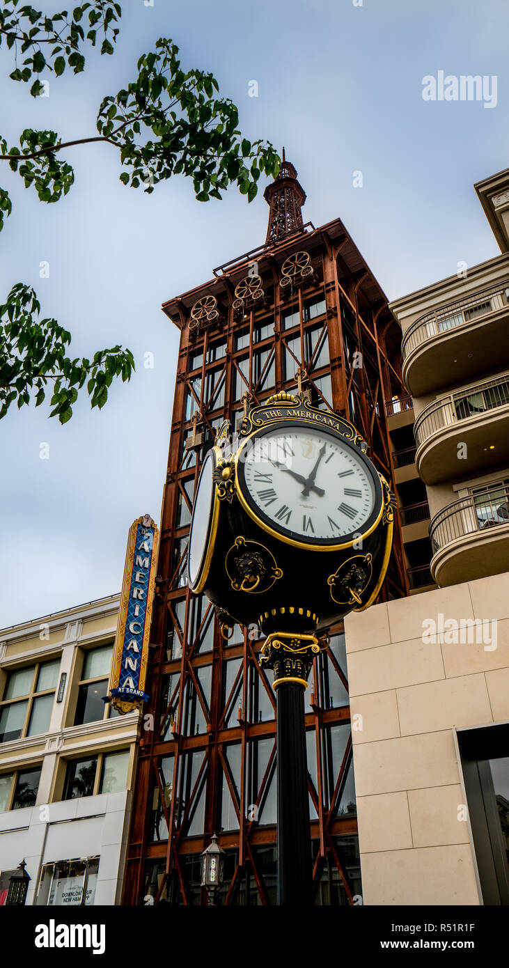 The Glendale galleria and Americana mall in Glendale Ca oct of 2018