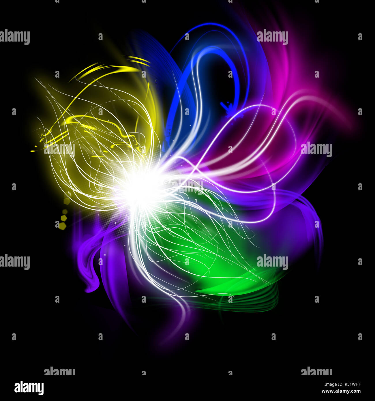 Glowing waves hi-res stock photography and images - Alamy