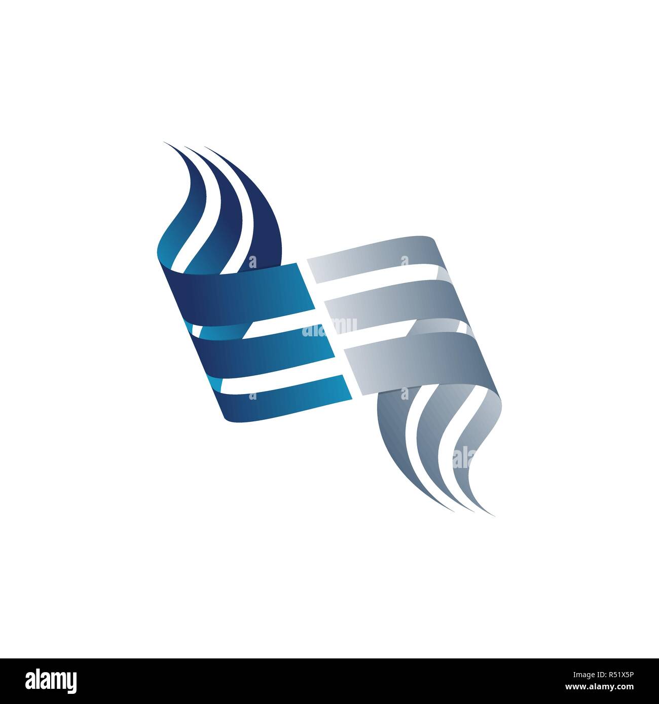 Abstract logo. Vector abstract logo. Abstract design element. Modern logo. Design element. Vector logo element. Geometric shape. Vector geometric logo Stock Vector