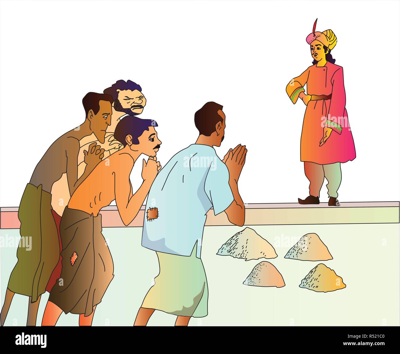 King and Common People Stock Vector Image & Art Alamy