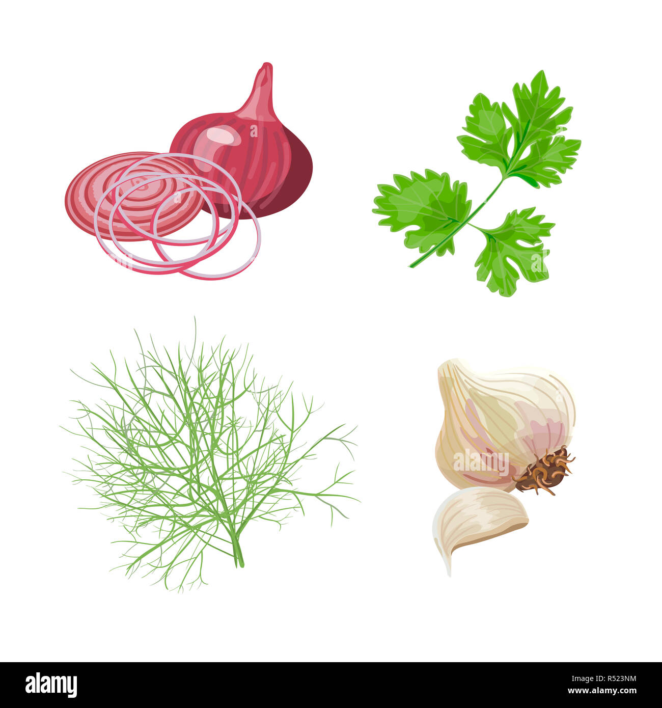 Sprig spring onion vegetable hi-res stock photography and images - Alamy