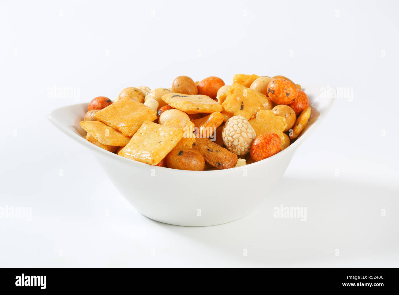 Japanese peanut and rice crackers Stock Photo Alamy